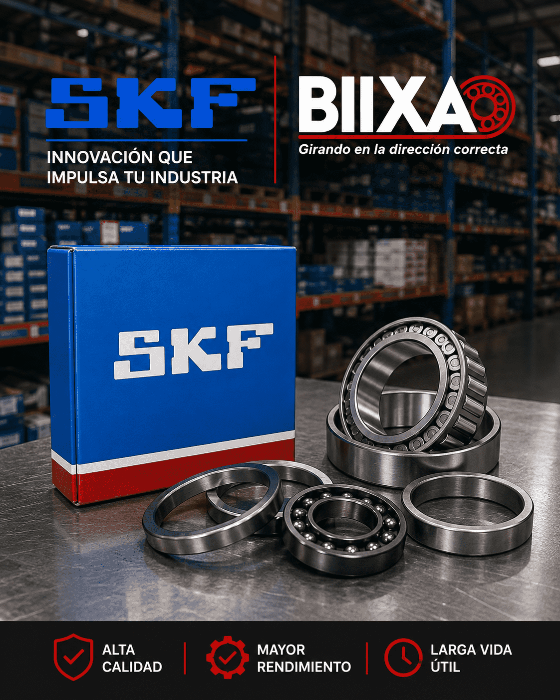 DISTRIBUIDOR DE RODAMIENTOS SKF