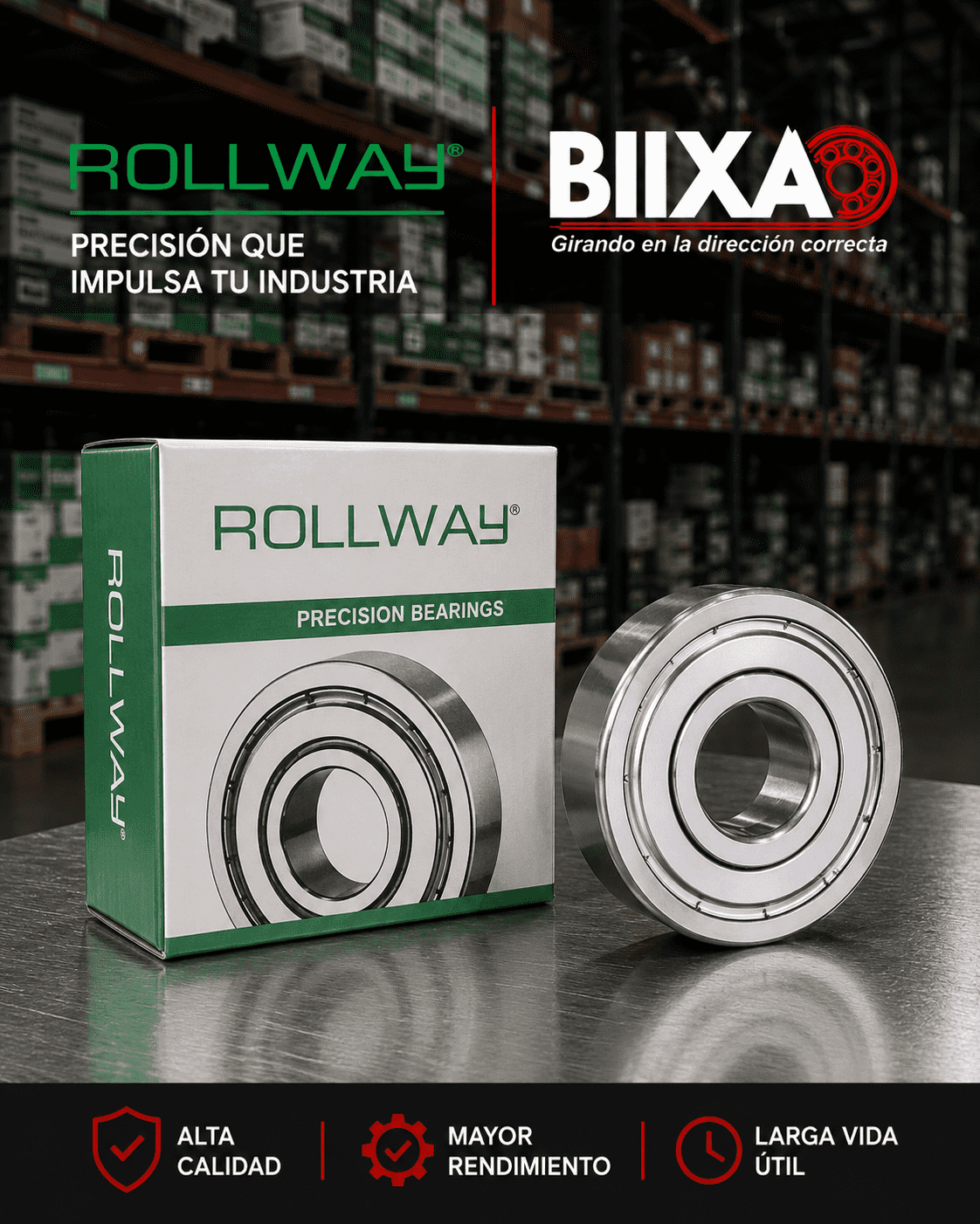 DISTRIBUIDOR DE RODAMIENTOS ROLLWAY