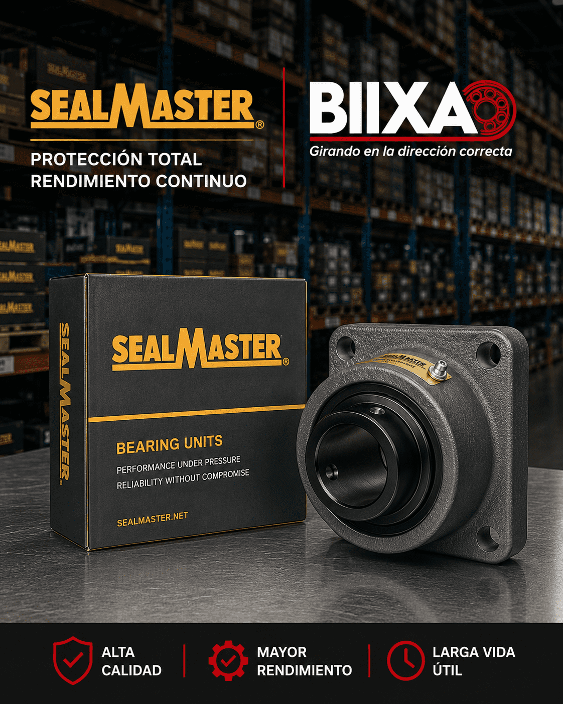 DISTRIBUIDOR DE RODAMIENTOS SEALMASTER