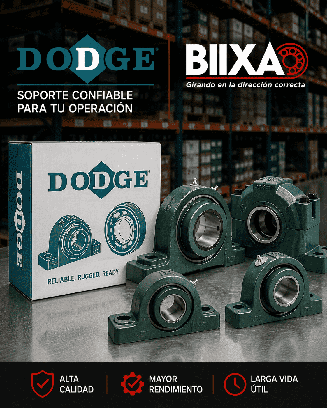 DISTRIBUIDOR DE RODAMIENTOS DODGES